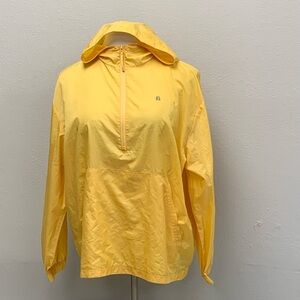 Bonobos Fielder Light Yellow Pullover Windbreaker.  Size XL